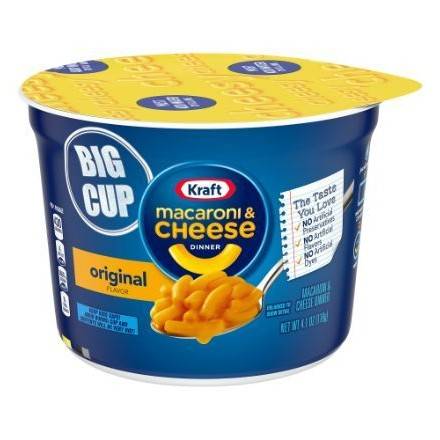 Order Kraft Easy Mac & Cheese Original (4.1 oz) food online from The Hangover Shop by Vita Coco store, Miami on bringmethat.com
