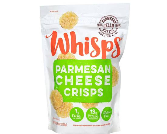 Order Whisps Cheese Crisps Parmesan 9.5 Oz food online from Fresko Market store, Miami on bringmethat.com