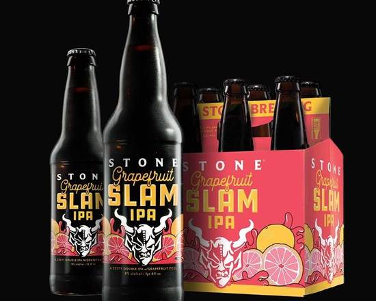 Order STONE GRAPEFRUIT SLAM IPA 6 pk (8% ABV) food online from Silver Liquor Market store, Los Angeles on bringmethat.com