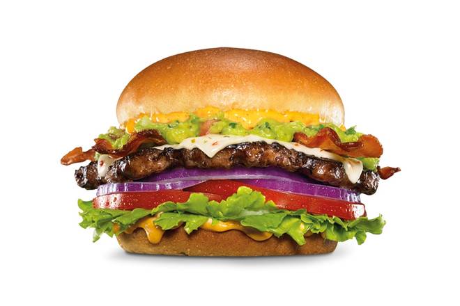 Order Guacamole Bacon Angus Burger food online from Carl's Jr. store, Whittier on bringmethat.com