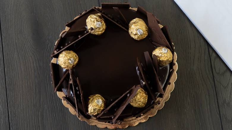 Order Ferrero Rocher Cake (Small) food online from Lb Cake Stop store, Baldwin Park on bringmethat.com