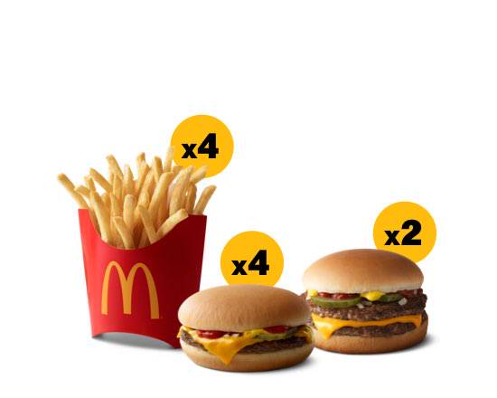 Order Burger Pack food online from Mcdonald's store, GREENSBORO on bringmethat.com