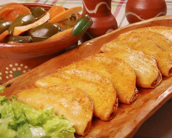 Order Canasta Tacos food online from Chihua Restaurant & Bar store, El Paso on bringmethat.com