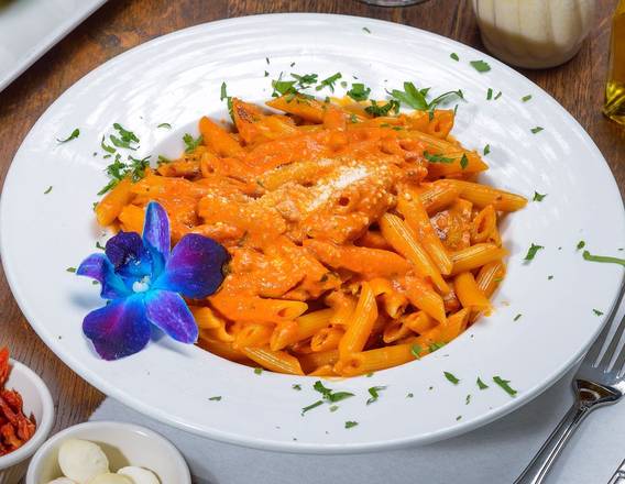 Order Penne Alla Vodka Pasta food online from Mangiano Pizza Restaurant & Catering store, Hanover on bringmethat.com