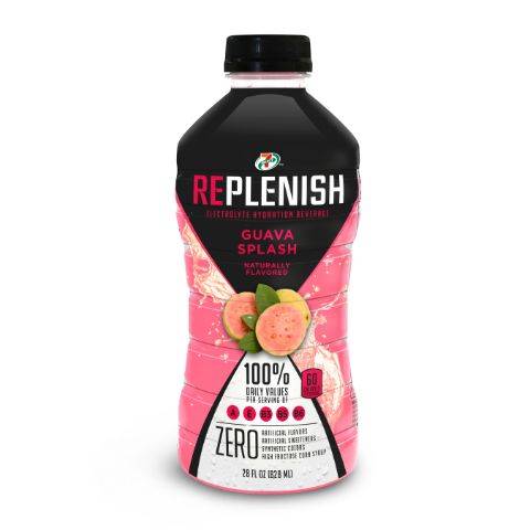 Order 7-Select Replenish Guava Splash 28oz food online from 7-Eleven store, South Daytona on bringmethat.com