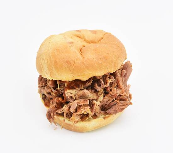 Order Pulled Pork Sandwich food online from Brothers BBQ store, Denver on bringmethat.com