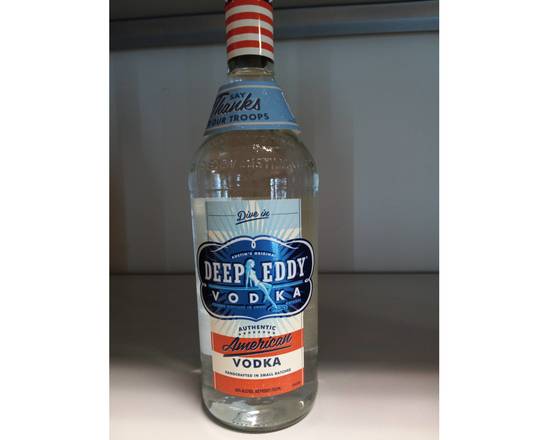 Order Deep Eddy, 750M, Vodka, 80-Proof, Plain food online from Lynch Liquor & Tobacco store, PINELLAS PARK on bringmethat.com