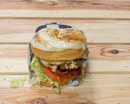 Order Cheese Grattin Burger food online from Burger Legend store, Altamonte Springs on bringmethat.com