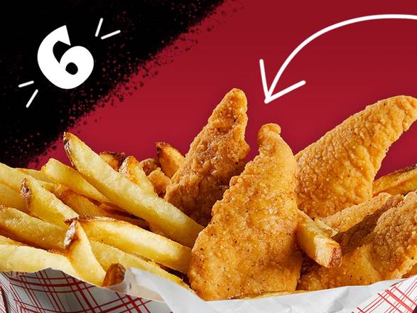 Order 6 Piece Chicken Tenders & Fries food online from Primanti Bros store, State College on bringmethat.com