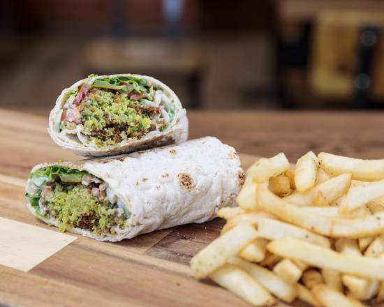 Order Jerusalem Falafel Toasted Wrap food online from Layla's Falafel store, Stamford on bringmethat.com
