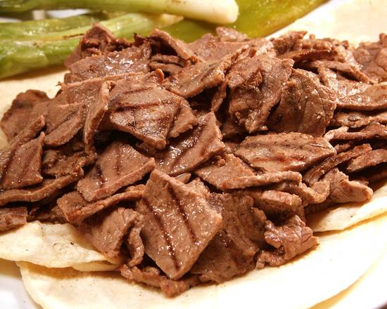 Order Carne Asada Tacos food online from Chihua Restaurant & Bar store, El Paso on bringmethat.com