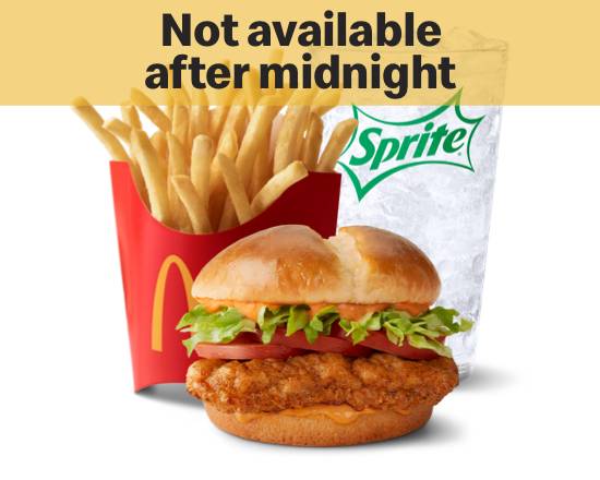 Order Spicy Deluxe Crispy Chicken Sandwich Meal food online from Mcdonald store, WINTER HAVEN on bringmethat.com