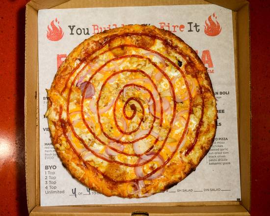 Order BBQ Chicken Pizza food online from Fired Up Pizza West store, Loxahatchee on bringmethat.com