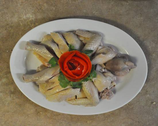 Order Shanghai White Chopped Chicken 上海白斩鸡 food online from New Qingdao Restaurant store, Alhambra on bringmethat.com