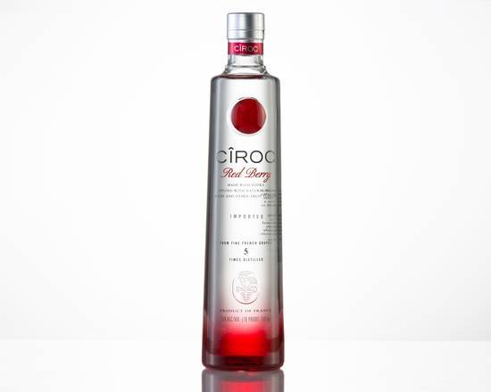 Order Ciroc Red Berry, 750mL vodka (35.0% ABV) food online from Skipper Liquors store, Fort Myers Beach on bringmethat.com