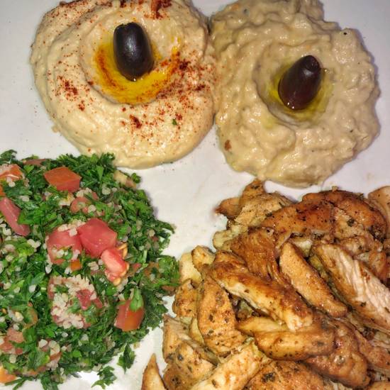Order Chicken Shawarma Platter food online from Al Basha Middle Eastern Grocery & Deli store, Miami on bringmethat.com