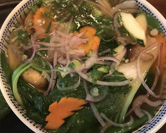 Order Vegetable or Tofo Noodles Soup Bowl food online from Rice Bistro store, Port Orange on bringmethat.com