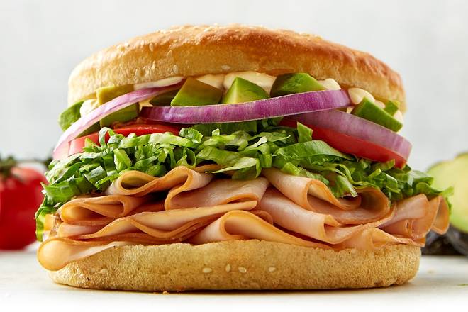 Order Avocado Turkey Sandwich food online from Schlotzsky's store, Lufkin on bringmethat.com