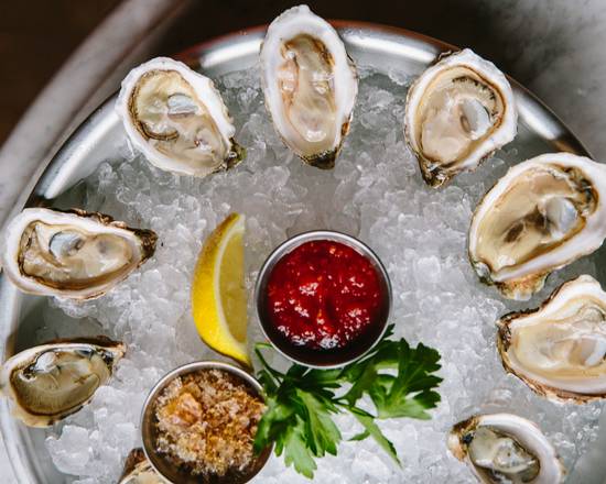 Order Half Dozen Oysters on the Half Shell food online from Shaw Crab House store, Chicago on bringmethat.com