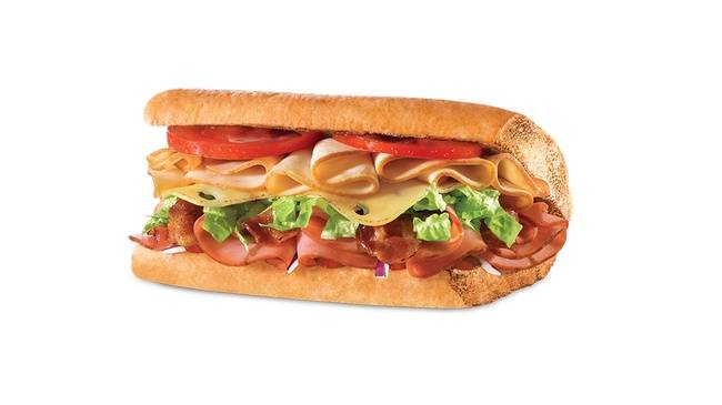 Order Honey Bacon Club Sub food online from Quiznos store, Denver on bringmethat.com