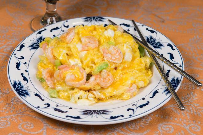 Order Shrimp w. scrambled Eggs food online from Hong Kong Alleys Kitchen store, Union Park on bringmethat.com