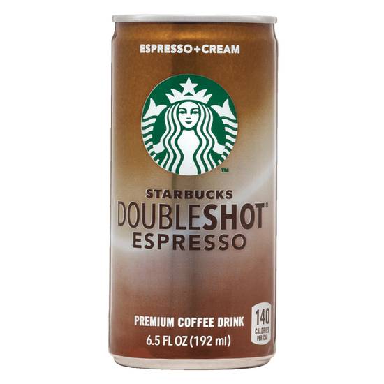 Order Starbucks DoubleShot Espresso+Cream Premium Coffee Drink food online from Cvs store, SUNNYVALE on bringmethat.com