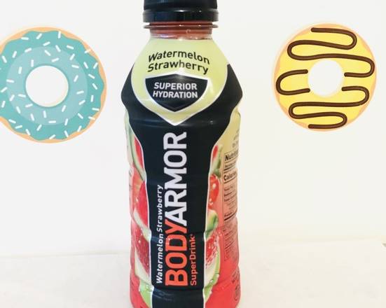 Order Bodyarmor Strawberry Banana  food online from Donut Tacos Palace store, Austin on bringmethat.com