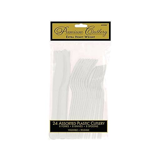 Order PREMIUM CUTLERY CLEAR ASSORT'D (PACK) 98706 food online from Bevmo! store, Albany on bringmethat.com