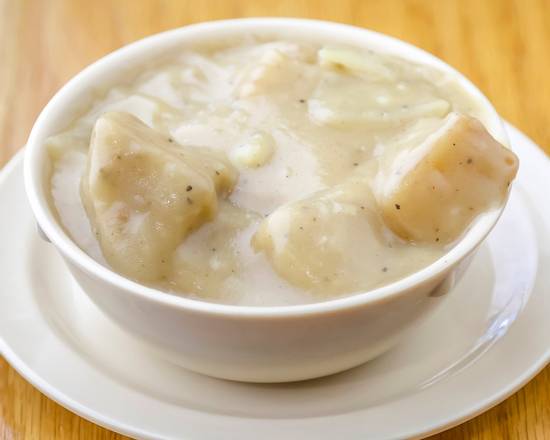 Order Smothered Potatoes with Gravy food online from Roscoe House Of Chicken & Waffles store, Long Beach on bringmethat.com