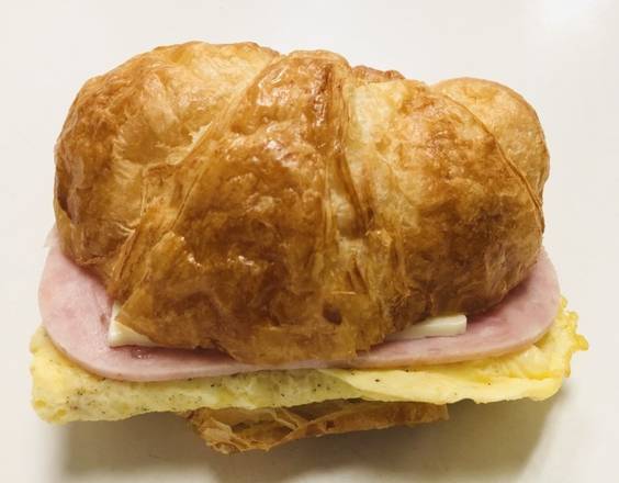 Order Croissant Sandwich: Ham, Egg, & Cheese food online from Donut Tacos Palace store, Austin on bringmethat.com