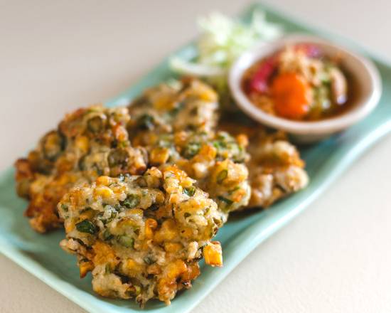 Order Corn Patties food online from Little Thai Restaurant store, Seattle on bringmethat.com