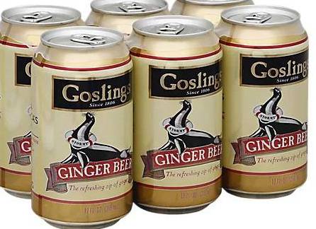 Order Goslings Ginger Beer, 6pk-12oz mixer food online from Golden Ox Liquors store, Saint Augustine on bringmethat.com