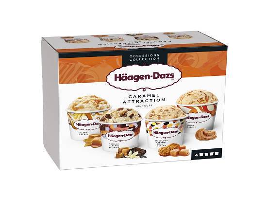 Häagen-Dazs caramel attraction 4X 95ml