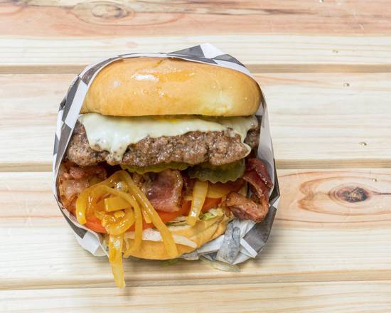 Order American chicken burger food online from Burger Legend store, Altamonte Springs on bringmethat.com
