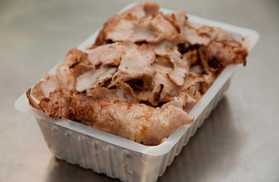 Barquette de kebab