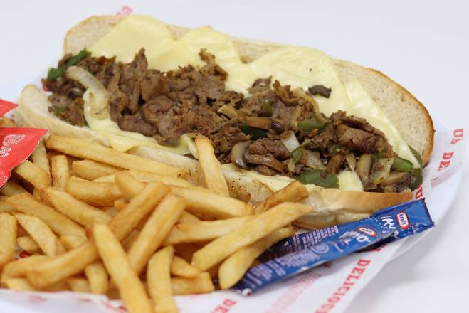 Order Philly Cheesesteak Sub food online from King's Pizza store, Daytona Beach on bringmethat.com