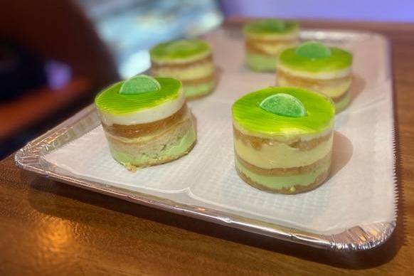 Order Key Lime Cake food online from Papous Kouzina store, Safety Harbor on bringmethat.com