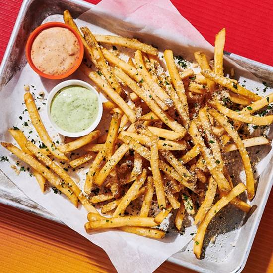 Order Garlic Parmesan Truffle Fries food online from Dave & Buster's store, Homestead on bringmethat.com