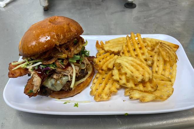 Order The Porker food online from Tradition's Restaurant store, West Fargo on bringmethat.com