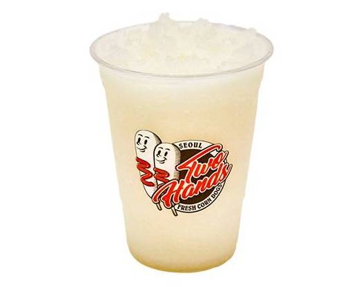 Order Lemonade Slush (16 oz) food online from Two Hands Corn Dogs store, San Marcos on bringmethat.com