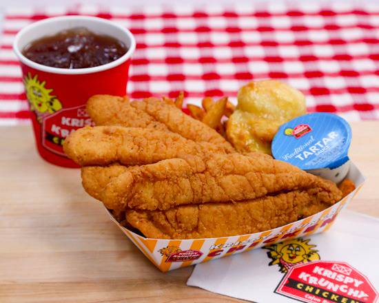 Order 3 Pieces Cajun Style Fish Combo food online from Krispy Krunchy Chicken store, Doraville on bringmethat.com