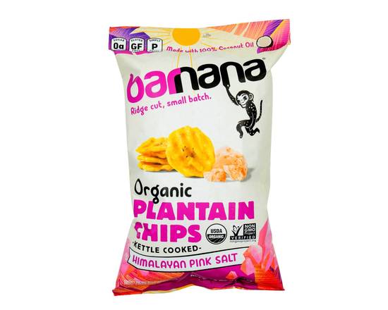 Order Organic Sea Salt Plantain Chips (Barnana) food online from Organico store, Los Angeles on bringmethat.com