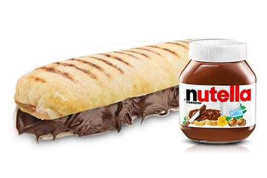 Menu panini Nutella