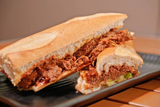 Order The Holy Brisket Baguette food online from Holy Schnitzel store, Aventura on bringmethat.com