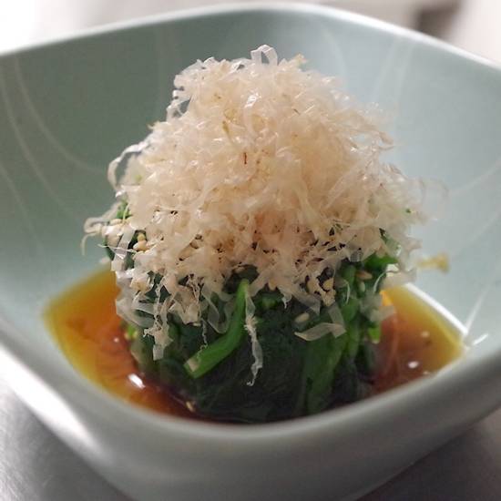 Order Spinach Ohitashi food online from K-ZO Restaurant store, Culver City on bringmethat.com