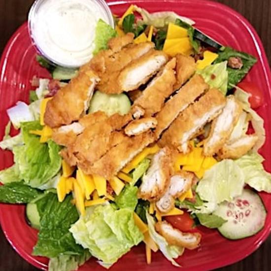 Order Crispy Chicken Salad food online from Nypd store, Ann Arbor on bringmethat.com