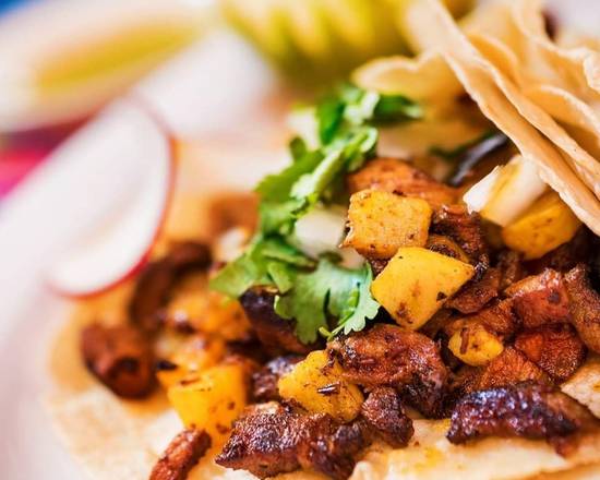 Order Al Pastor Taco (order of 3) food online from Homemade Taqueria store, New York on bringmethat.com