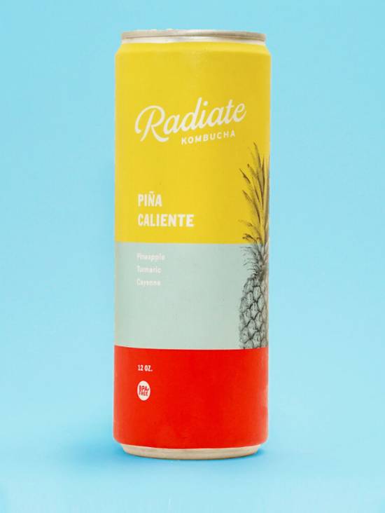 Order Radiate Kombucha Piña Caliente food online from La Latina store, Miami on bringmethat.com
