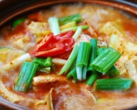 Order Spicy Codfish Stew food online from Gangnam Korean Restaurant store, Jacksonville on bringmethat.com