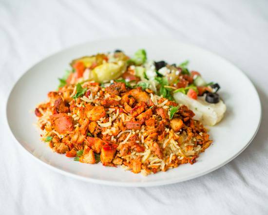 Order Chicken Over Rice food online from Gyro King store, Houston on bringmethat.com